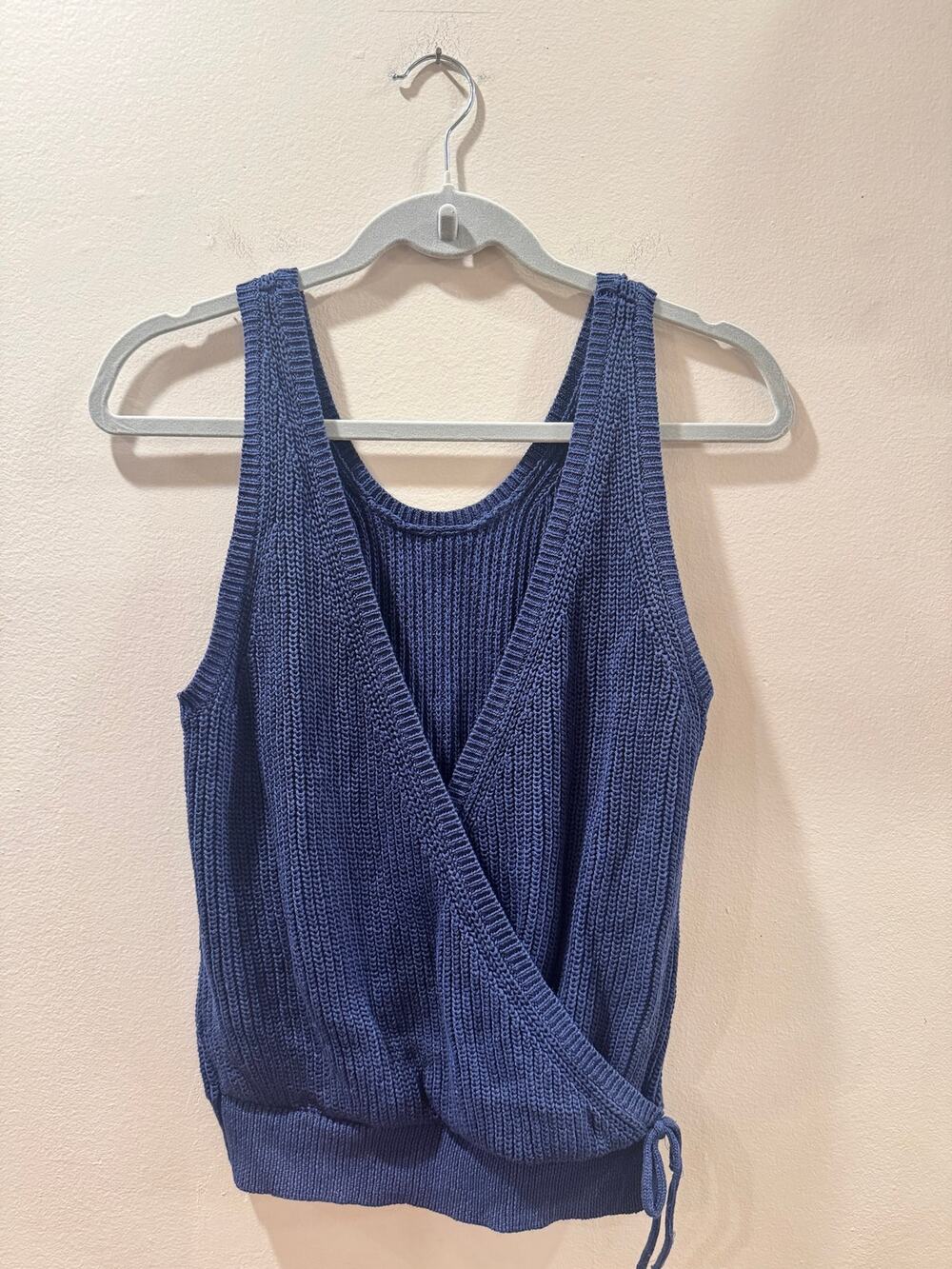 The Group Babaton Stacey Knit Tank in Deep Royal - Size XS